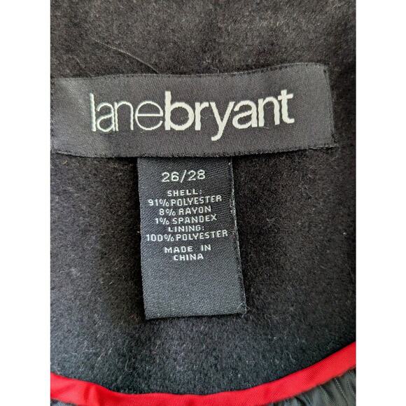 LANE BRYANT! FANCY DOUBLE BREASTED, GOLD BUTTON NAVY PEACOAT SWING CUT! SZ 26/28 - Picture 6 of 10